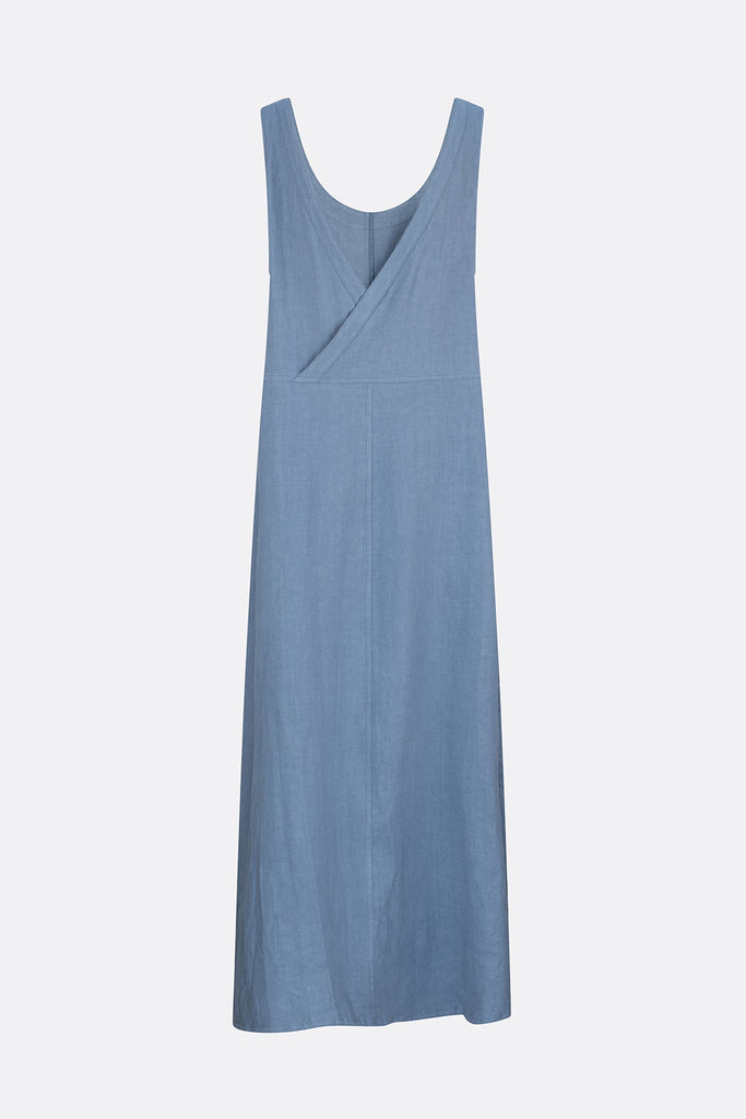 Indi Linen Maxi Dress Chambray