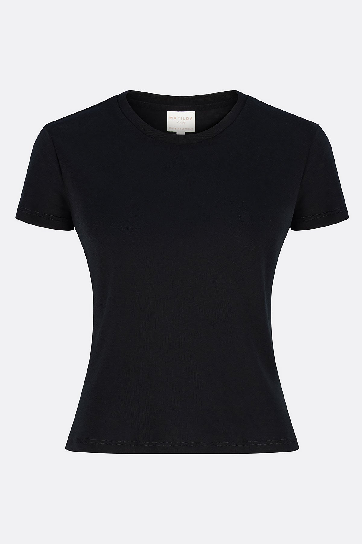 Mandalay Merino Wool Tee Black Night