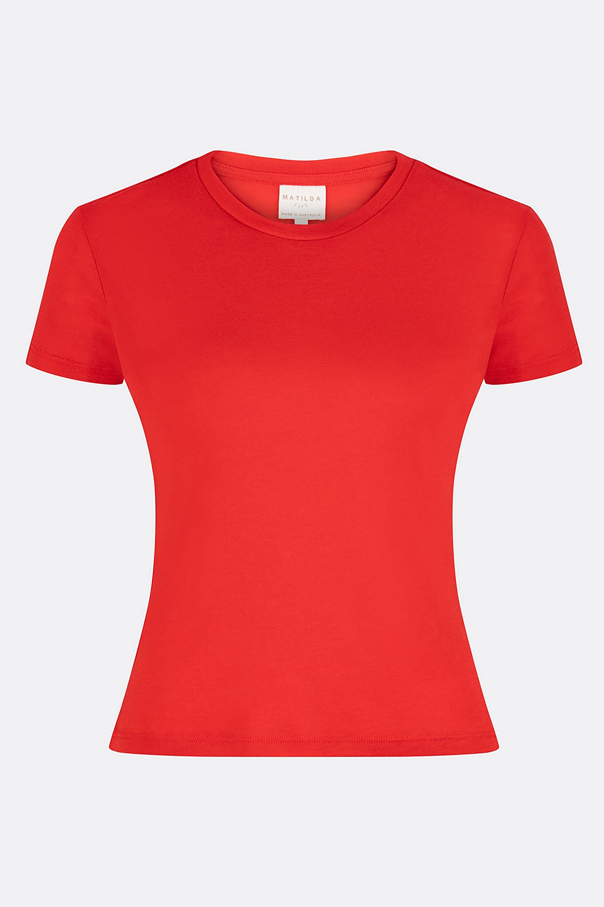 Mandalay Merino Wool Tee Red