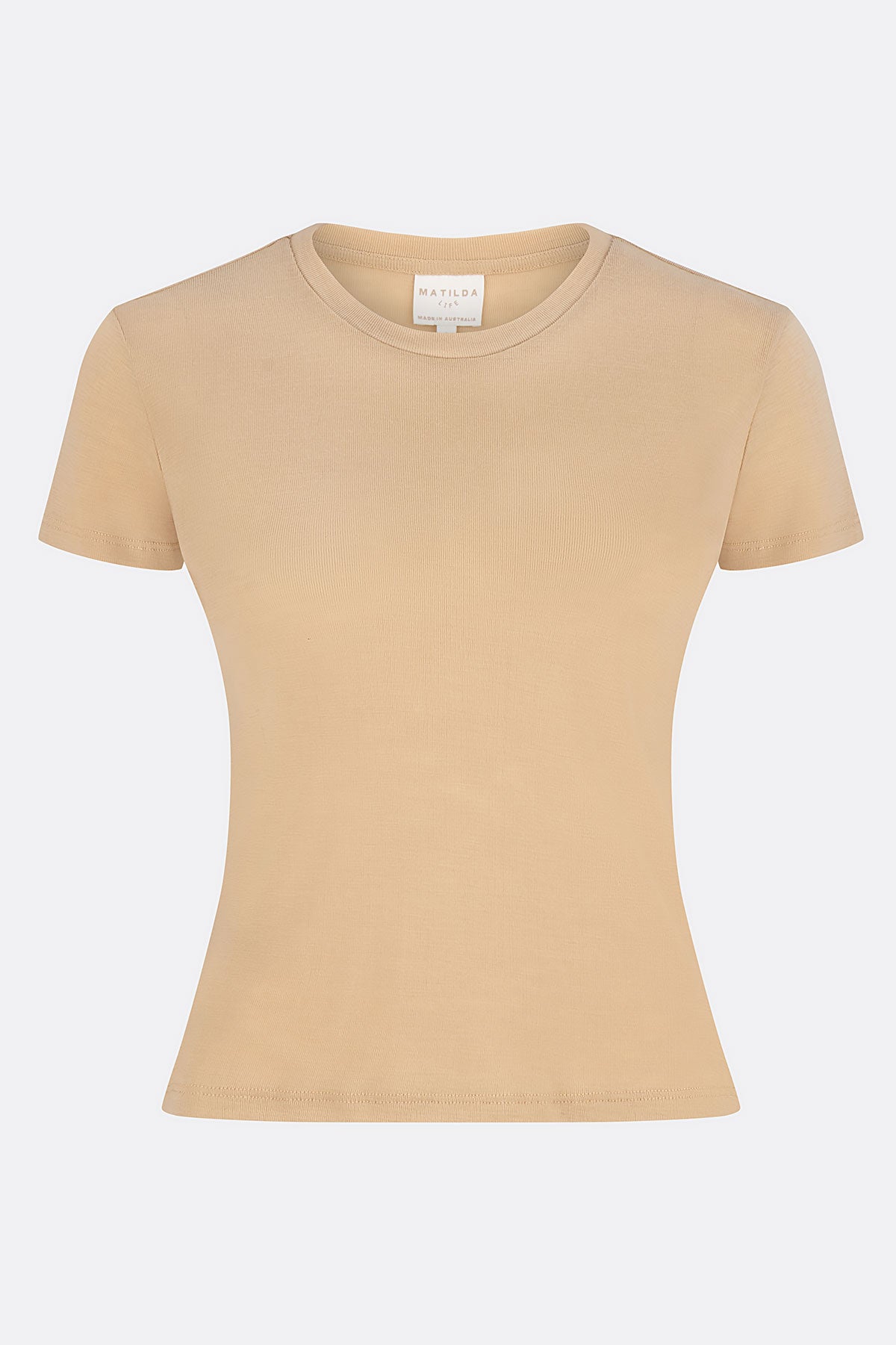 Mandalay Merino Wool Tee Camel