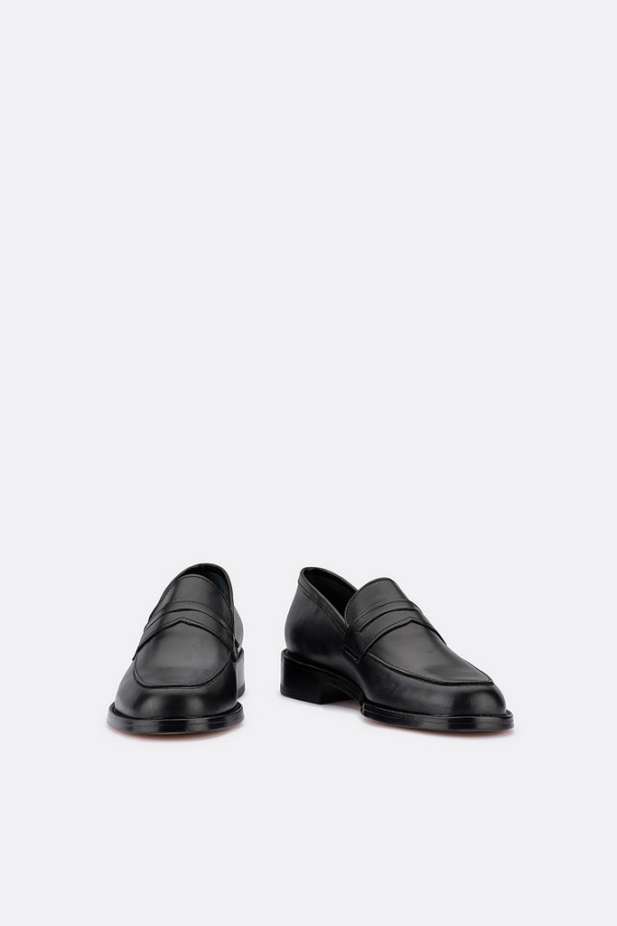 Brighton penny loafer black